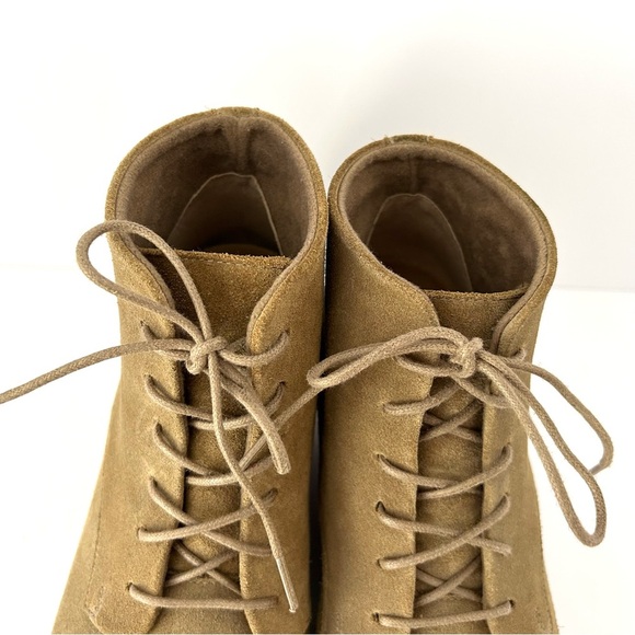 Birkenstock Papillio Edith Boot Cabincore Platform NEW Tan Suede Size EU37 US 6 - Picture 8 of 15